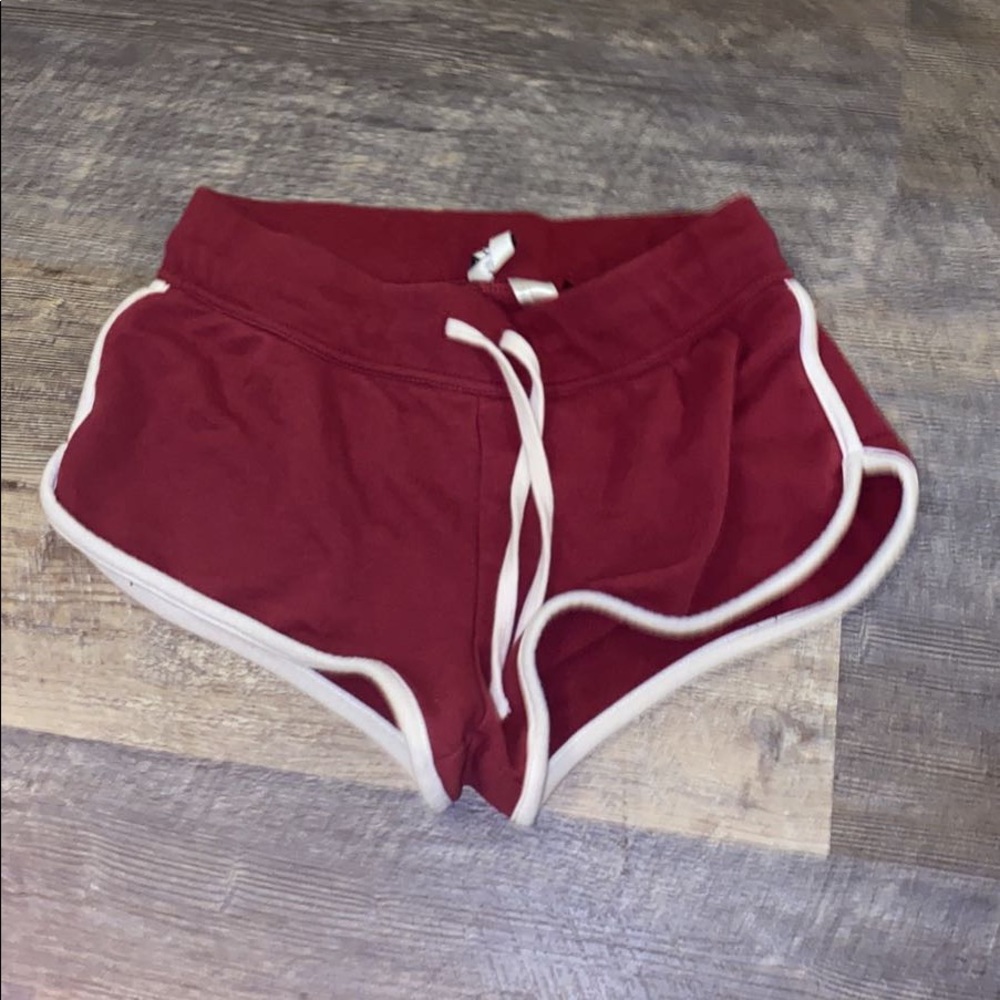 Maroon shorts